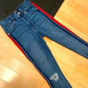 Express high rise jeans